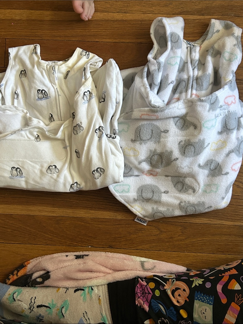 HALO SleepSack Swaddle Bundle Fleece & Cotton 0-3M